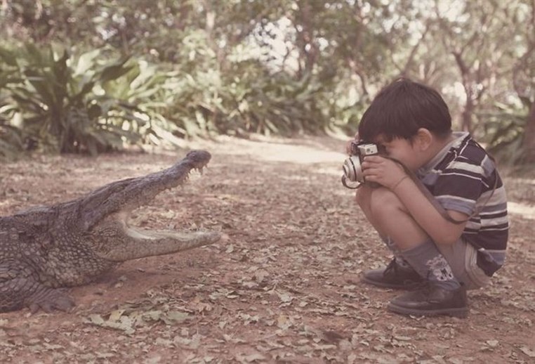 Crazy photographers who will do ANYTHING for the perfect shot